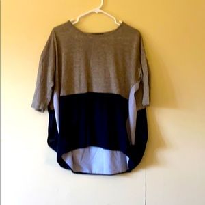 Honeysuckle rose short-sleeve sweater